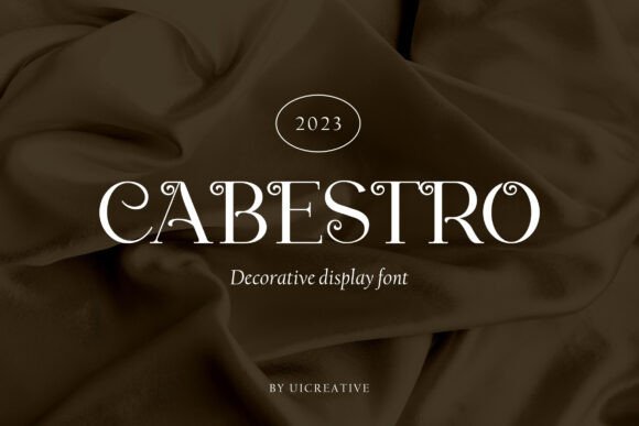 Cabestro: Elevate Your Design With Elegant Typography
