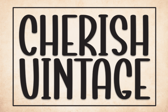 Cherish Vintage: Evaluating a Handwritten Font for Creative Projects