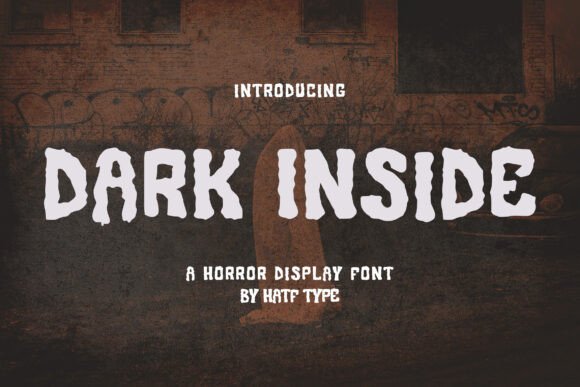 Dark Inside: Crafting Suspense Through Typography and Shadow