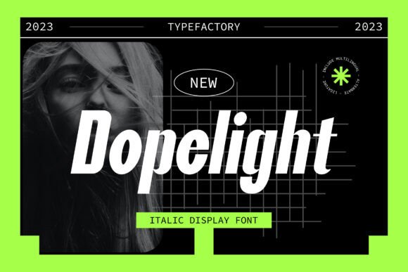 Dopelight: Where Bold Typography Meets Modern Elegance