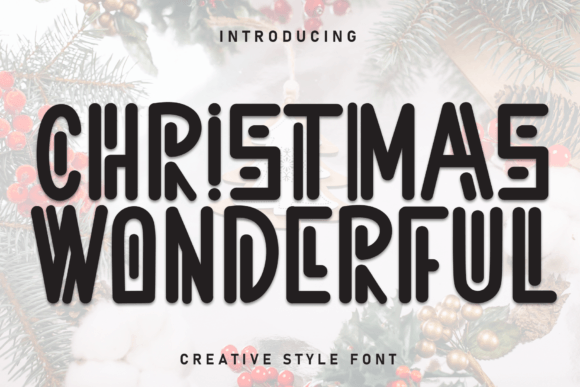 Embracing the Magic of Design with Christmas Wonderful Typography