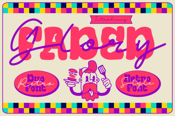 Faded Glory: A Retro Font Duo with Modern Flair