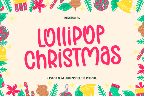 Lollipop Christmas: Integrating Playful Typography into Your Holiday Design Workflow