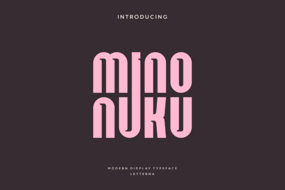 Minonuku: The Bold, Retro-Inspired Display Font Redefining Modern Design