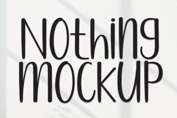 Nothing Mockup: Playful Warmth for Modern Design