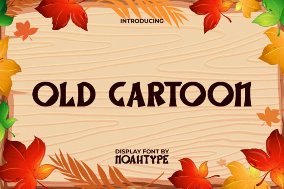 Old Cartoon: Playful Font for Creative Designs