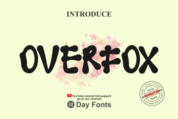 Overfox: Illuminating Digital Design with Festive Typography