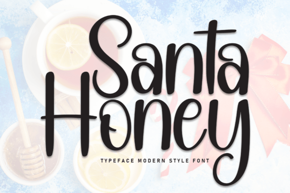 Santa Honey: Integrating a Handwritten Display Font into Professional Design Workflows