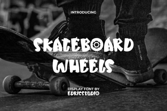 Skateboard Wheels: A Versatile Display Typeface for Bold Branding