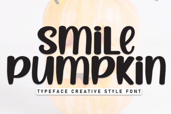 Smile Pumpkin: A Bold Script for Playful Designs