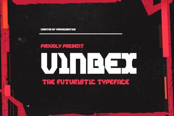 Vinbex Font: A Bold, Futuristic Choice for Modern Design