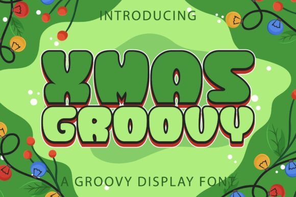 Xmas Groovy: Elevating Holiday Design with Whimsical Modern Typography